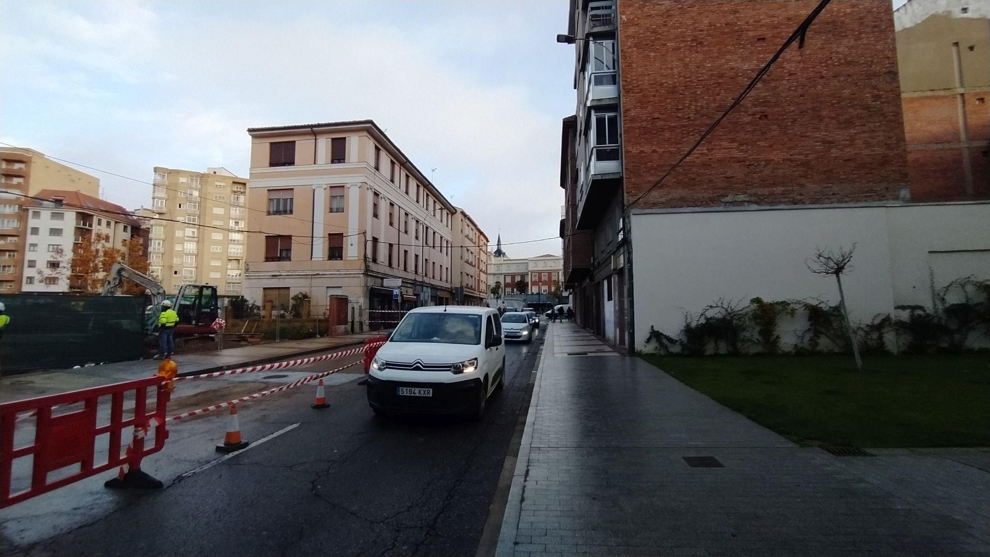 Las obras dejan un sólo carril al comienzo de Ramón y Cajal