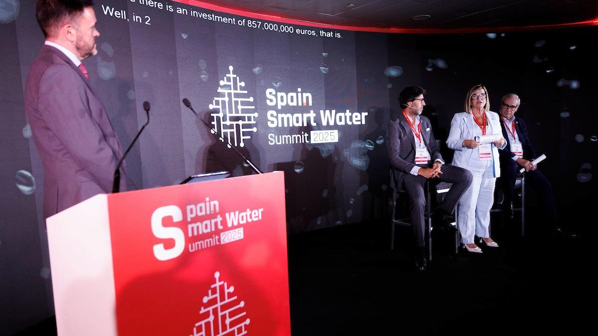 Representantes de Las Palmas de Gran Canaria en el Spain Smart Water Summit.