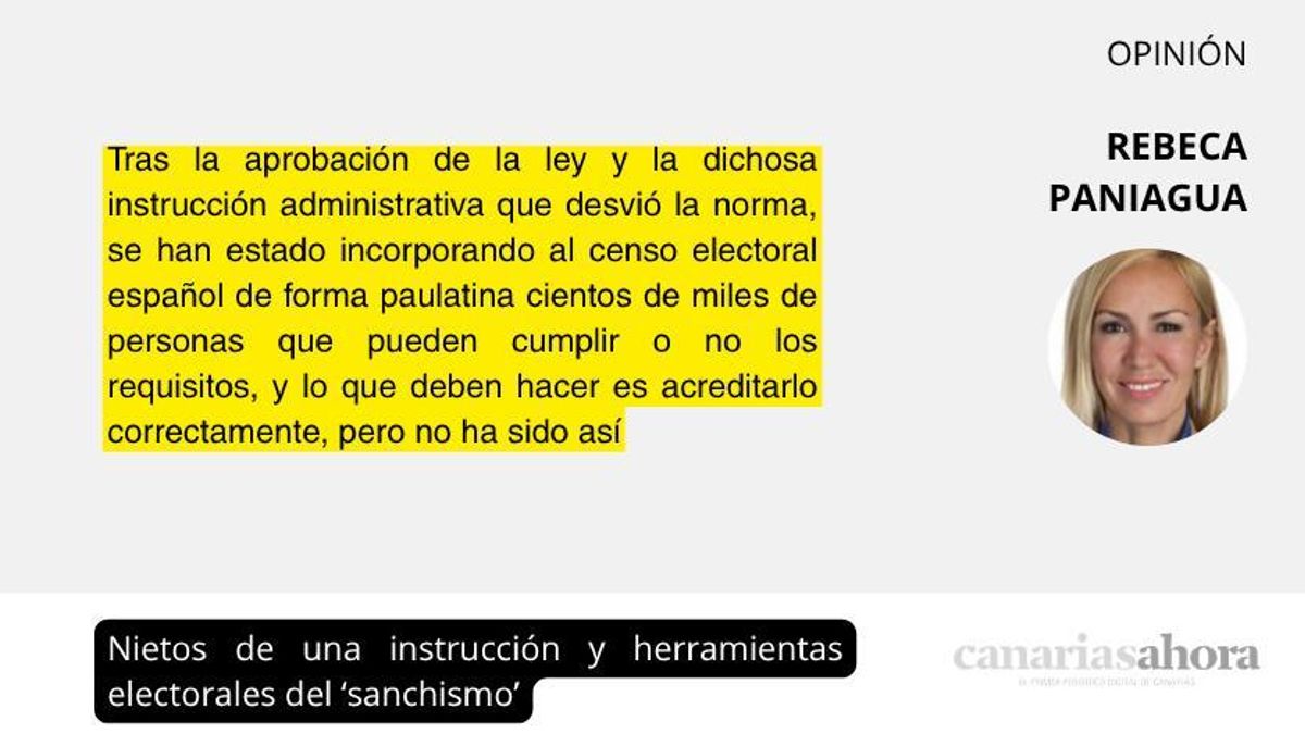 Nietos de una instrucción y herramientas electorales del ‘sanchismo’