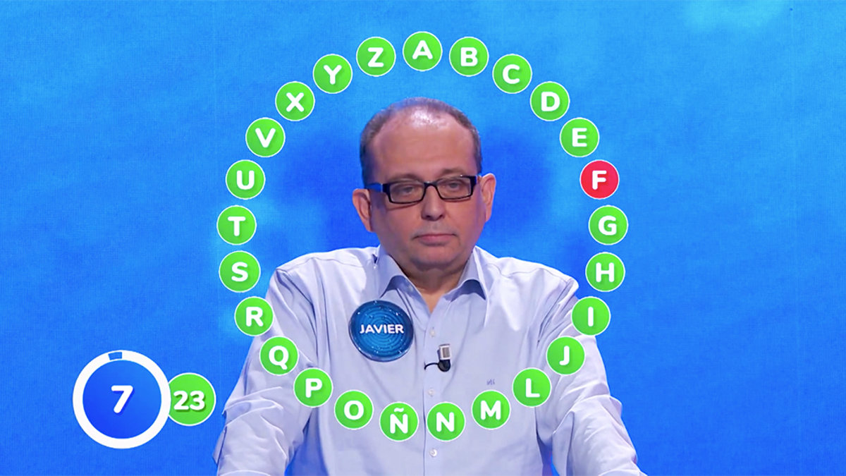 Javier Dávila en 'Pasapalabra'