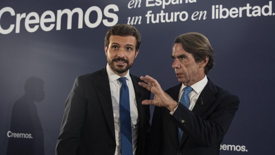 Los 'consejos' de Aznar a Casado: orden, bajos impuestos, no pedir perdón y subordinación a EEUU