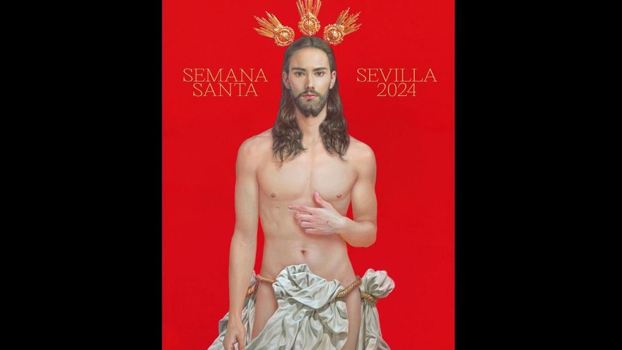 El cartel de la Semana Santa de Sevilla da un giro de 180 grados y presenta a un Cristo "rompedor"