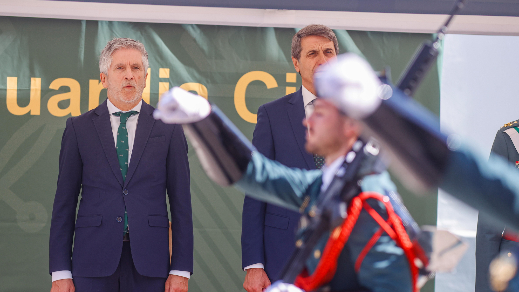 El ministro del Interior, Fernando Grande-Marlaska asiste al acto de conmemoración del 182º aniversario de la Guardia Civil
