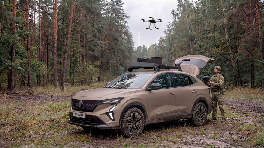 Renault entra en el sector de la defensa con un vehículo 4x4 y un dron
