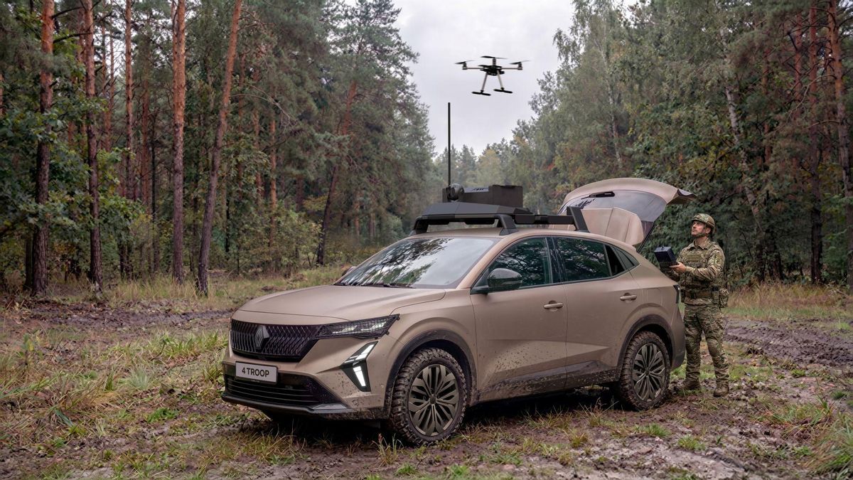 Renault entra en el sector de la defensa con un vehículo 4x4 y un dron