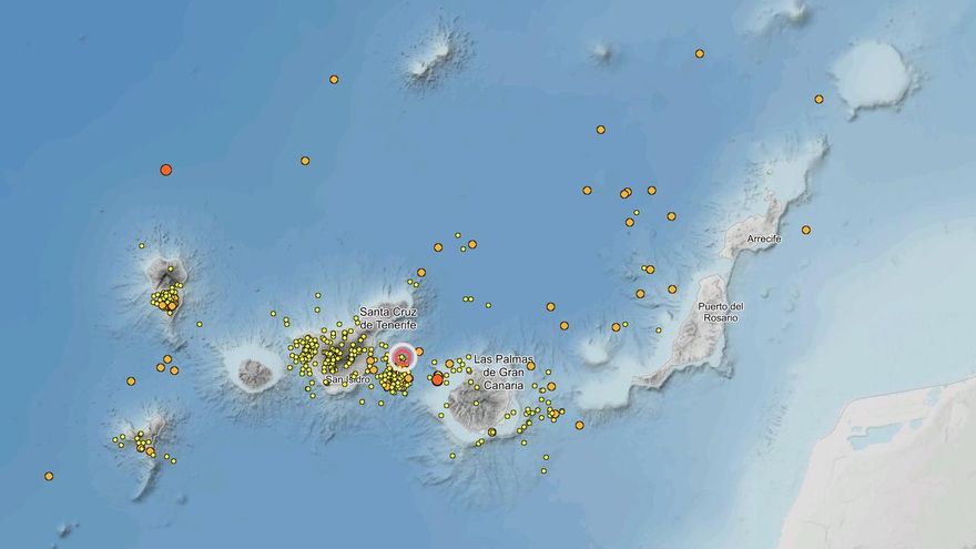 Terremotos en Canarias en los últimos 90 días
