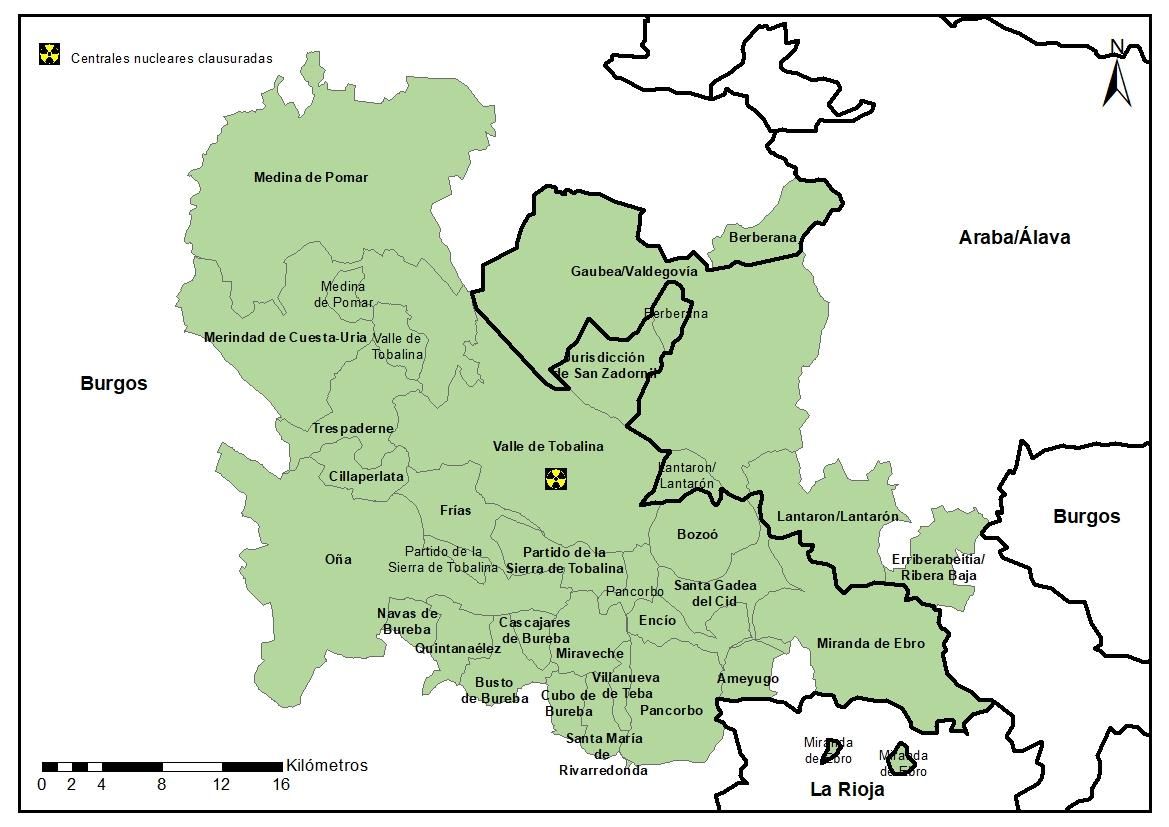 La Zona de Transición Justa de Garoña en Burgos y Álava.