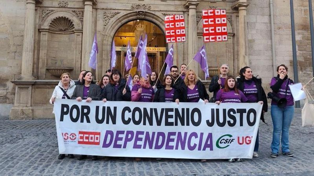 La mediación de la Inspección de trabajo ante la huelga de residencias en La Rioja se retomará el lunes