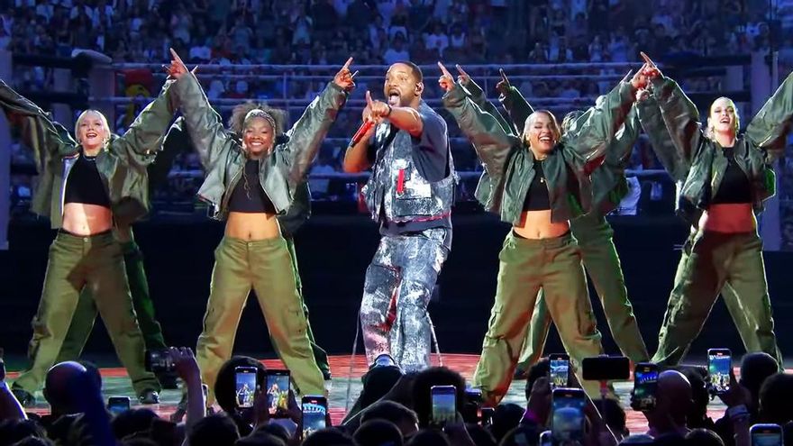 Will Smith sorprendió en 'La Velada del Año' cantando el rap de 'El príncipe de Bel Air' ante Ibai Llanos