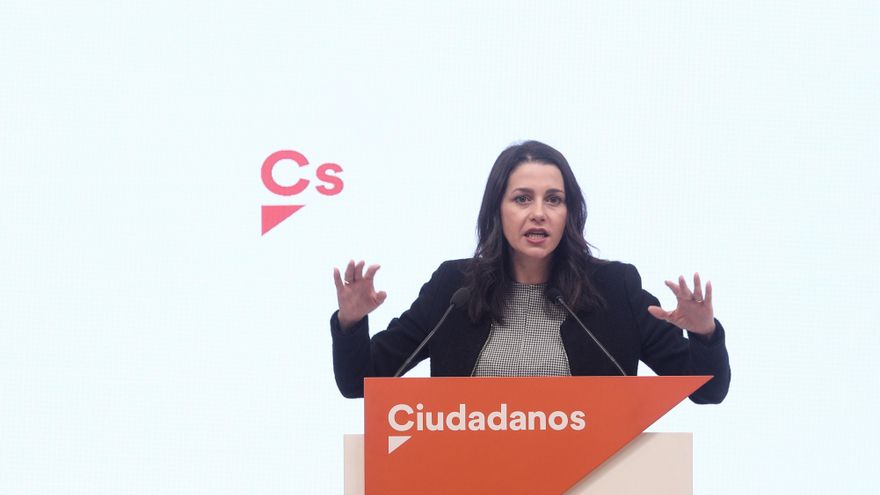 La presidenta de Ciudadanos, Inés Arrimadas.