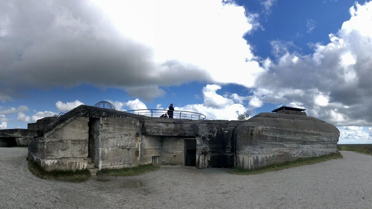 Muro del Atlántico. Búnker alemán en la isla de Schiermonnikoog.