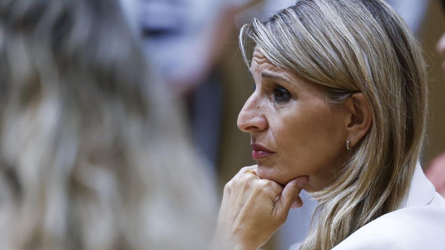 La vicepresidenta segunda y ministra de Trabajo y Economía Social, Yolanda Díaz. EFE/ Juan Carlos Hidalgo