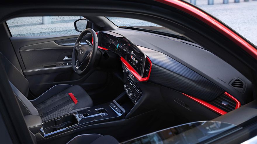 Habitáculo del Opel Mokka.