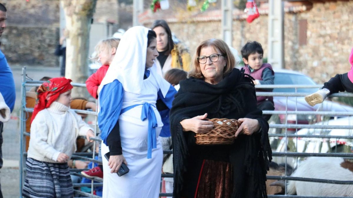 Belén viviente de Lagunas de Somoza.
