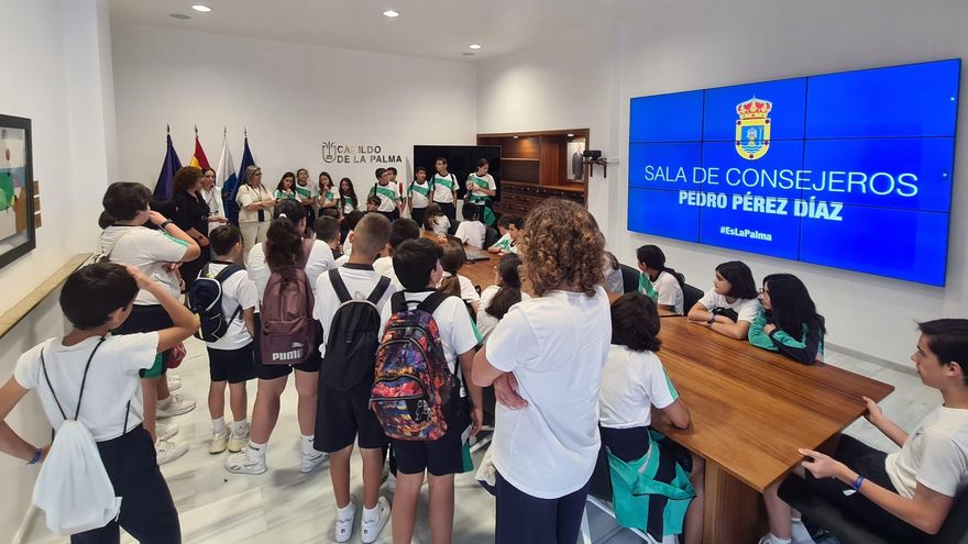 Sala de Consejeros del Cabildo de La Palma.
