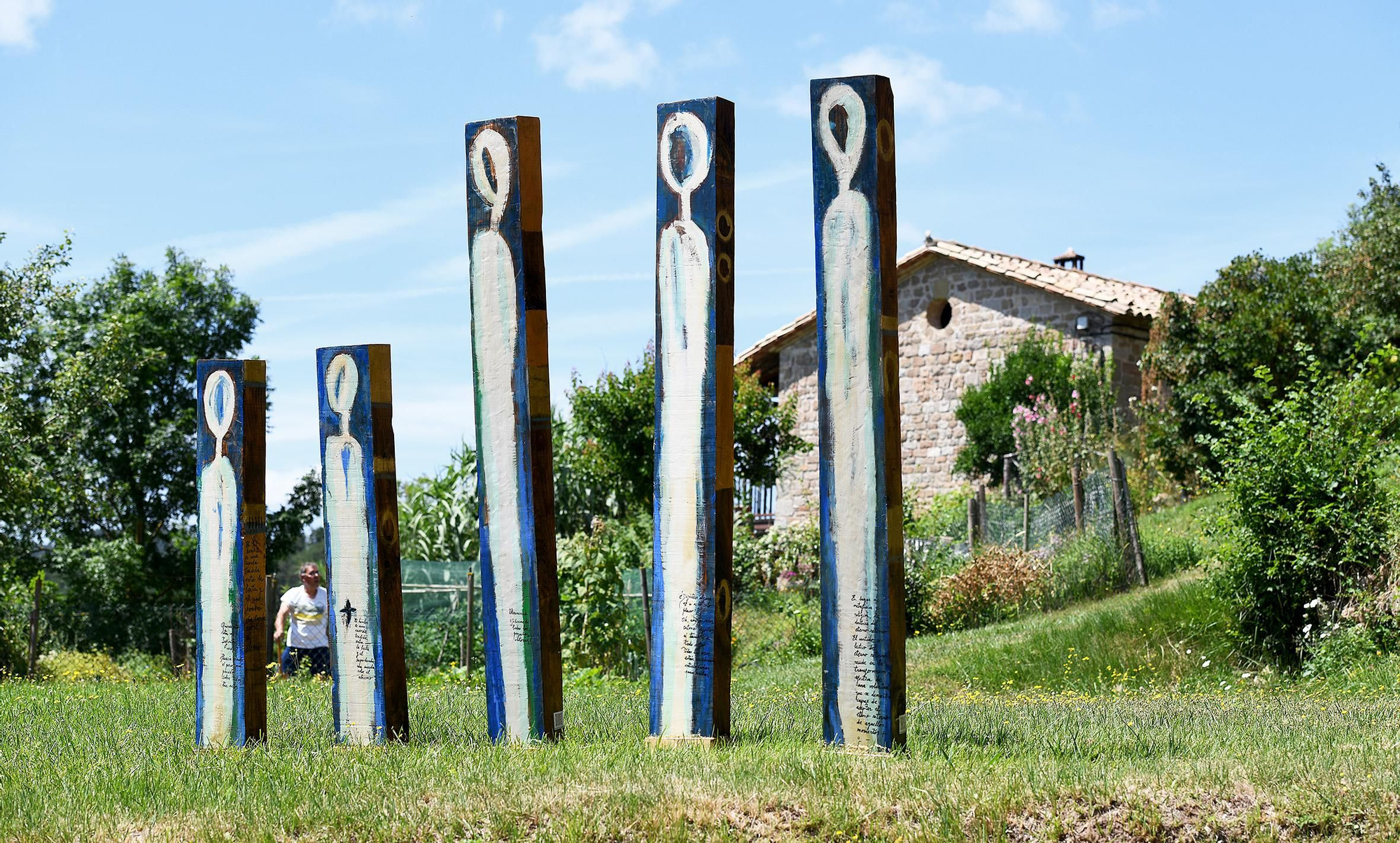 Uno de los terrenos de cultivo en las afueras de Sant Jaume de Frontanyà