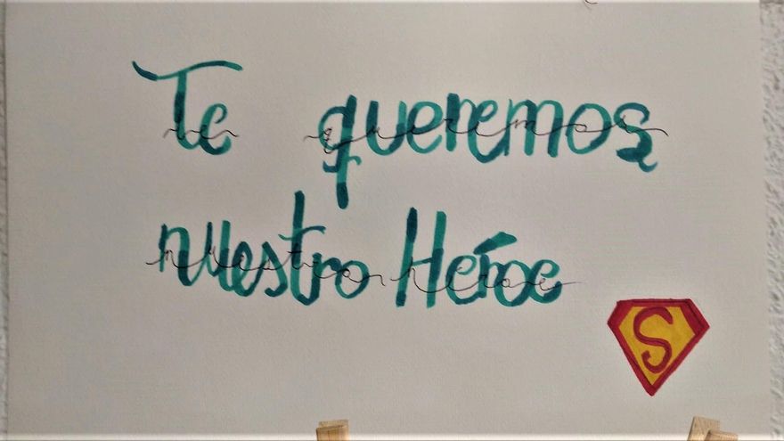 Cartas y dibujos de ánimo enviados a Serafín por sus compañeros