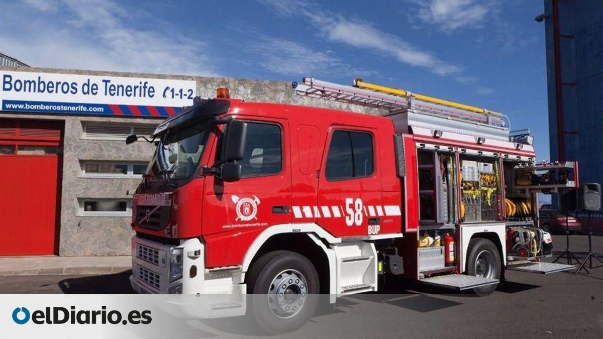 Un hombre, en estado grave tras el incendio en una cafetería en Güímar
