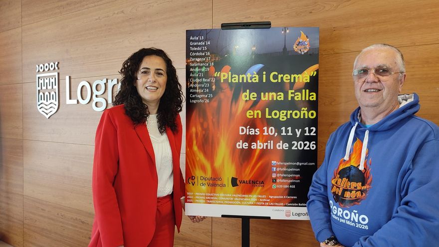 Las Fallas desembarcan este fin de semana en Logroño con una gran fiesta en el entorno del Revellín