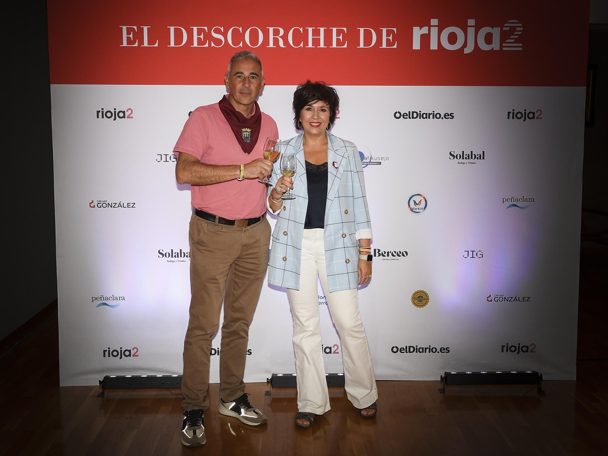 Alberto Aparicio, de Radio Rioja-Cadena SER y Laura Olave, de Rioja2