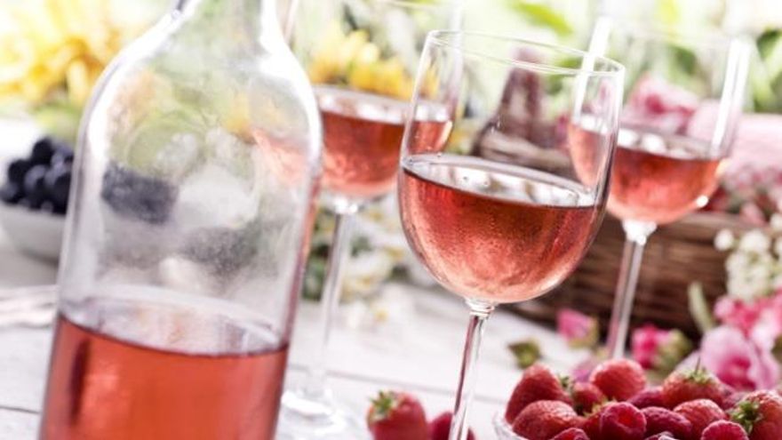 Vino rosado