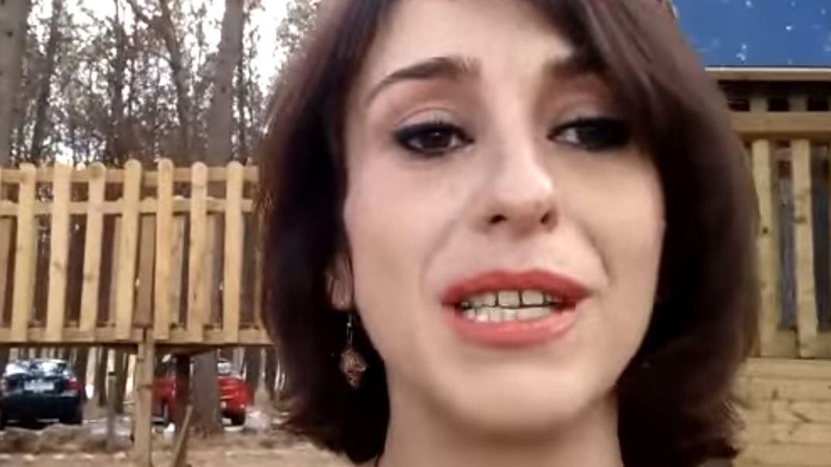 Juana Rivas en una captura del vídeo en el que pide ayuda económica