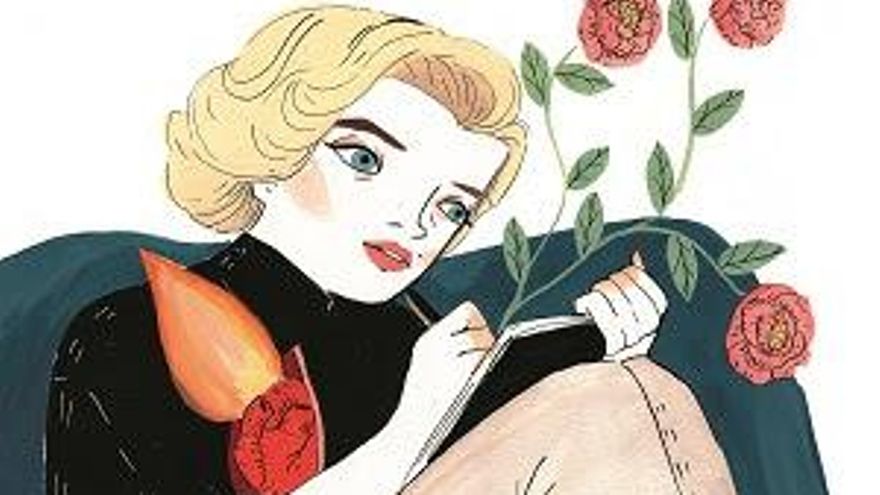 Ilustración de Marilyn realizada por María Hesse