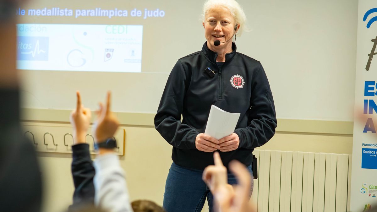 L'esportista paralímpica Marta Arce Payno participa en la V edició del Programa Educatiu DIE Esport Inclusiu a l’Escola