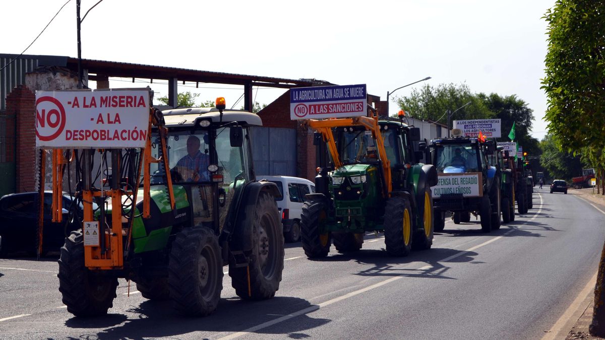 Tractorada en Villarrubia de los Ojos