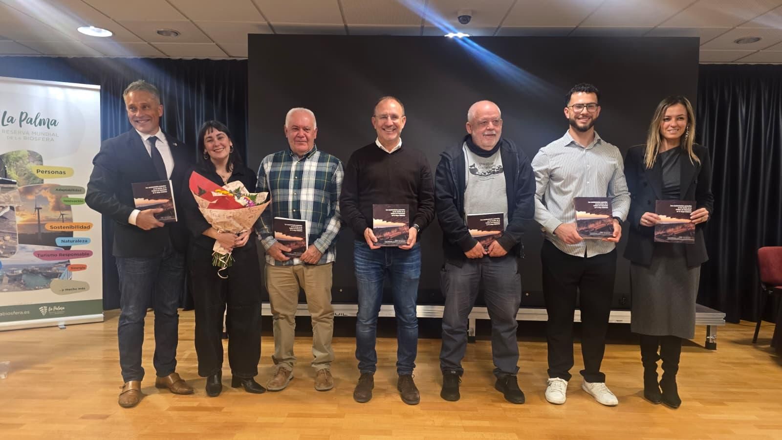 Presentación del libro pastoreo sobre el histórico en La Caldera de Taburiente.