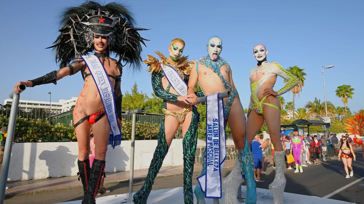 Drag Tamito, quien también desfiló junto al resto de premiados en la Gala Drag