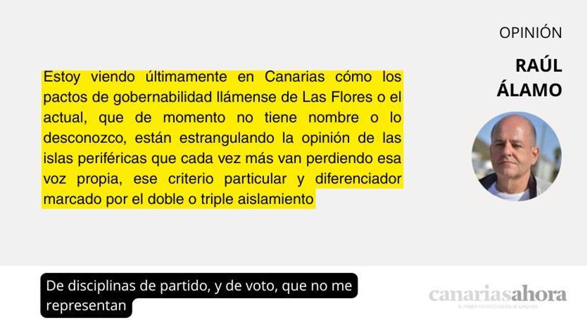 De disciplinas de partido, y de voto, que no me representan