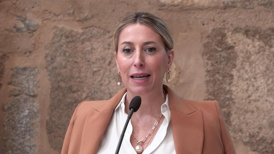 Archivo - Imagen de archivo de la presidenta de la Junta de Extremadura, María Guardiola