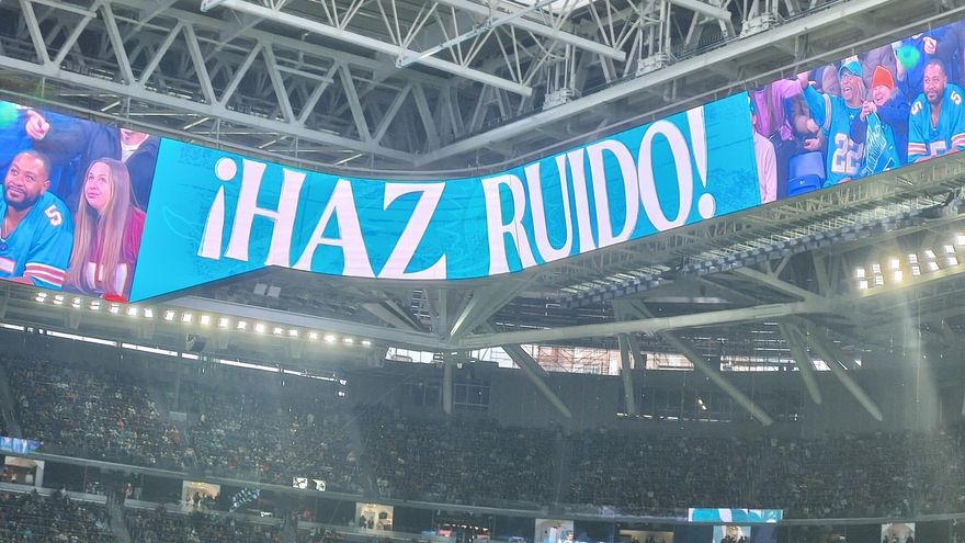 Las imágenes y memes de la NFL en Madrid: de la 'pulla' hacia Ruido Bernabéu al contraste con Palestina en San Mamés