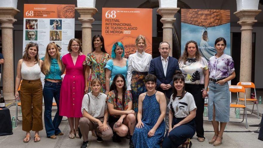 Safo y sus musas llegan al Festival de Mérida para poner en valor el papel femenino