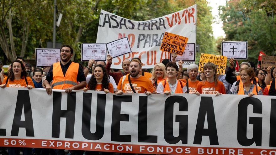 España se encamina a una huelga general “a la ofensiva” por el estallido social de la crisis de la vivienda