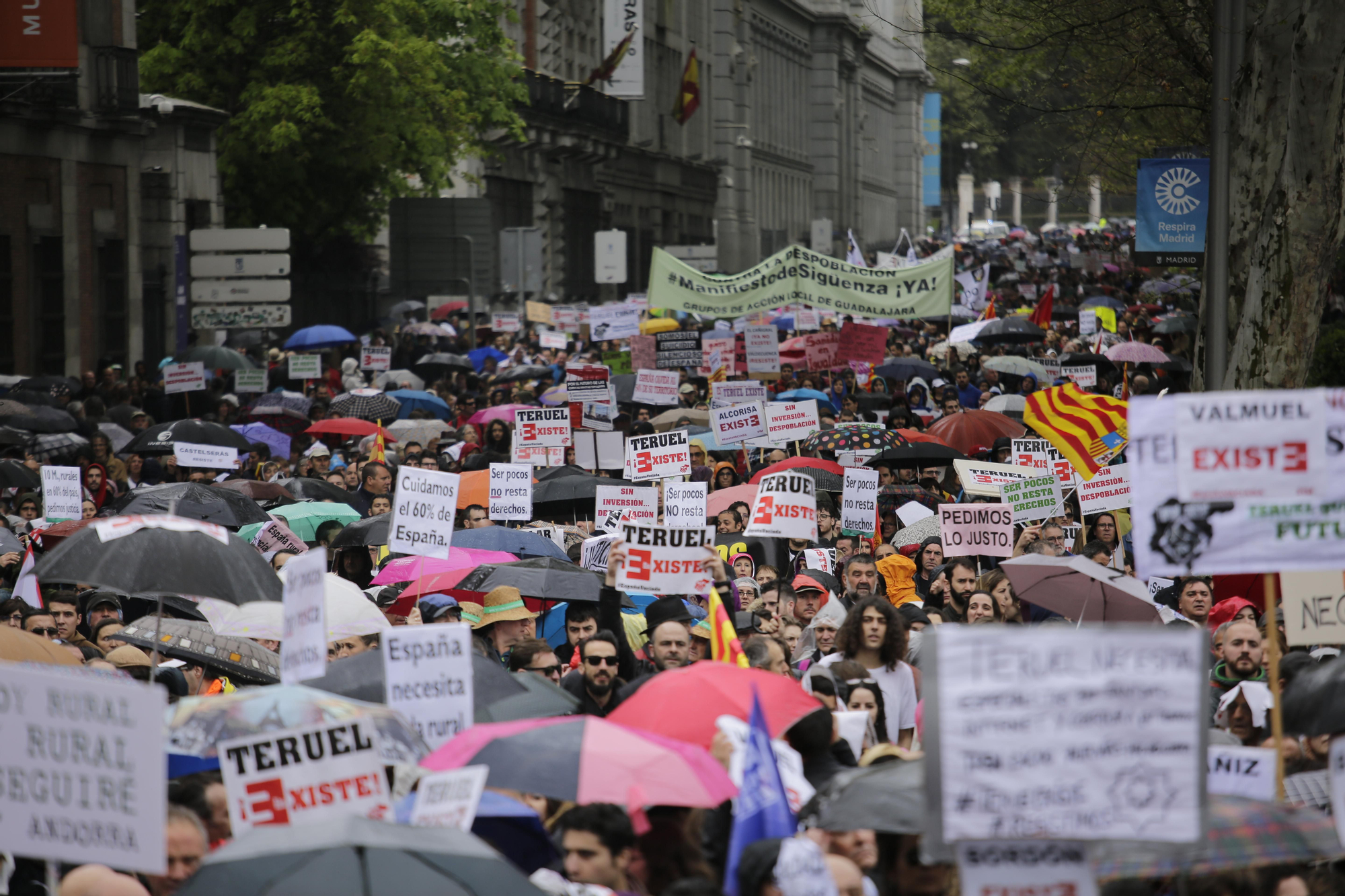 Marcha de la 'España vaciada' en Madrid