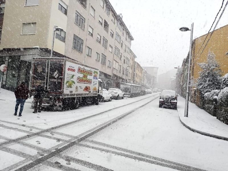 Nieve en Villablino.