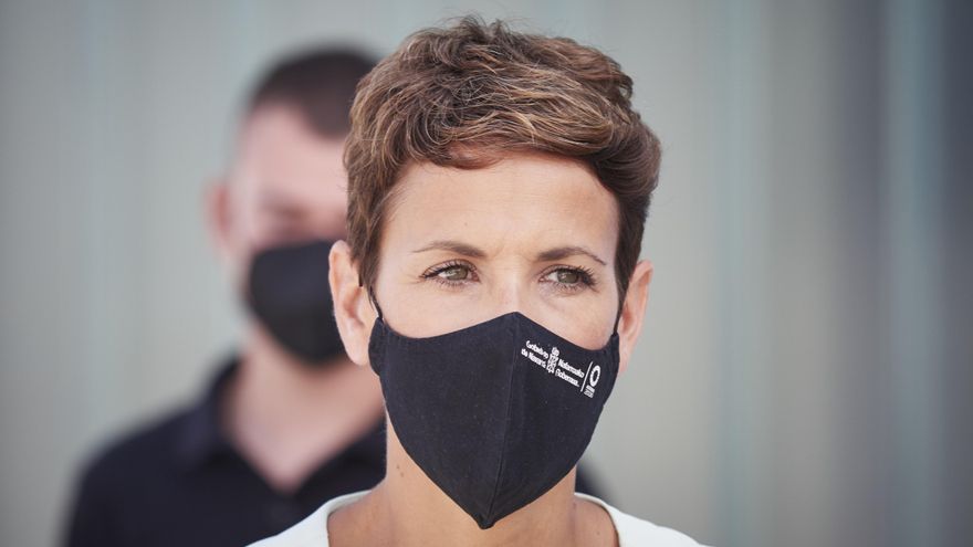 Chivite confía en que no sean necesarias más prórrogas del toque de queda en Navarra: "Tiene los días contados"