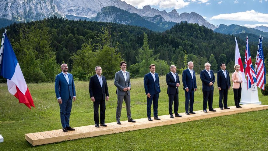 Los líderes de las naciones del G7