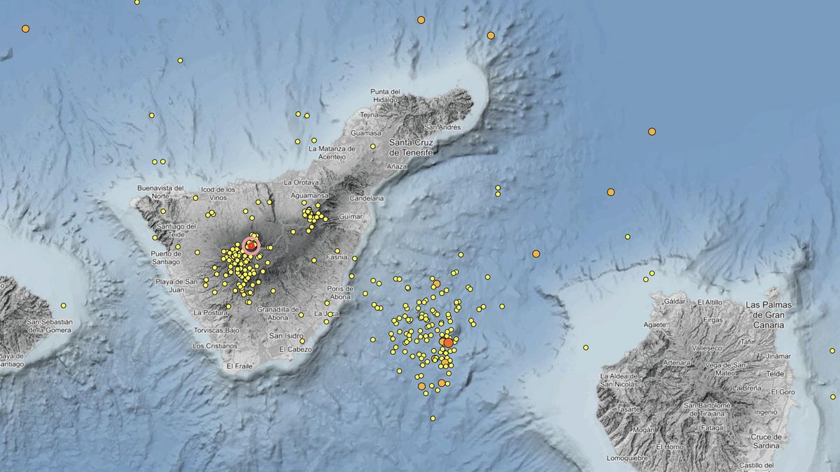 Terremotos en Canarias en los últimos 90 días, según el IGN.