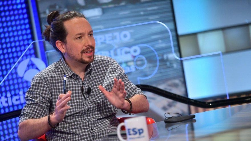 Pablo Iglesias, durante la entrevista en Antena 3 / Dani Gago