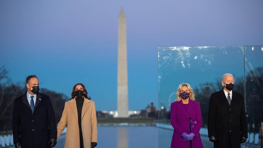 Claves de una toma de posesión histórica: sin Trump ni público, pero con miles de soldados y banderas