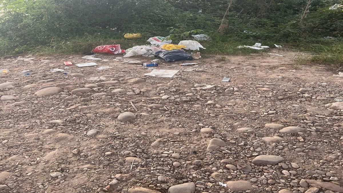 Suciedad en el Parque del Ebro