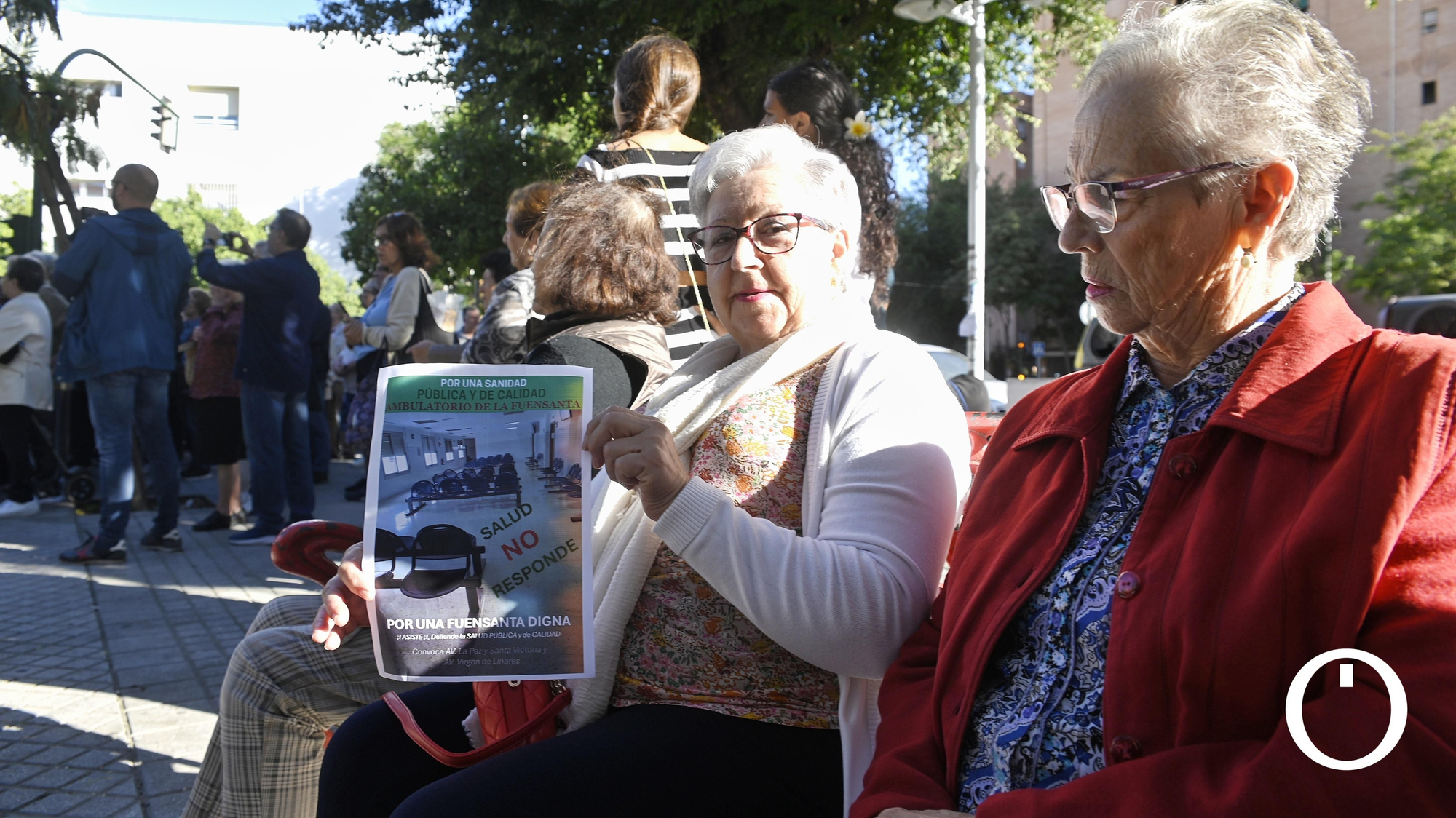 Concentración en el centro de salud de la Fuensanta
