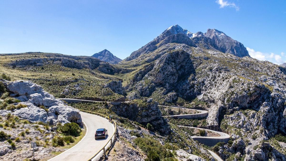 Carretera de la Sierra de Tramuntana.