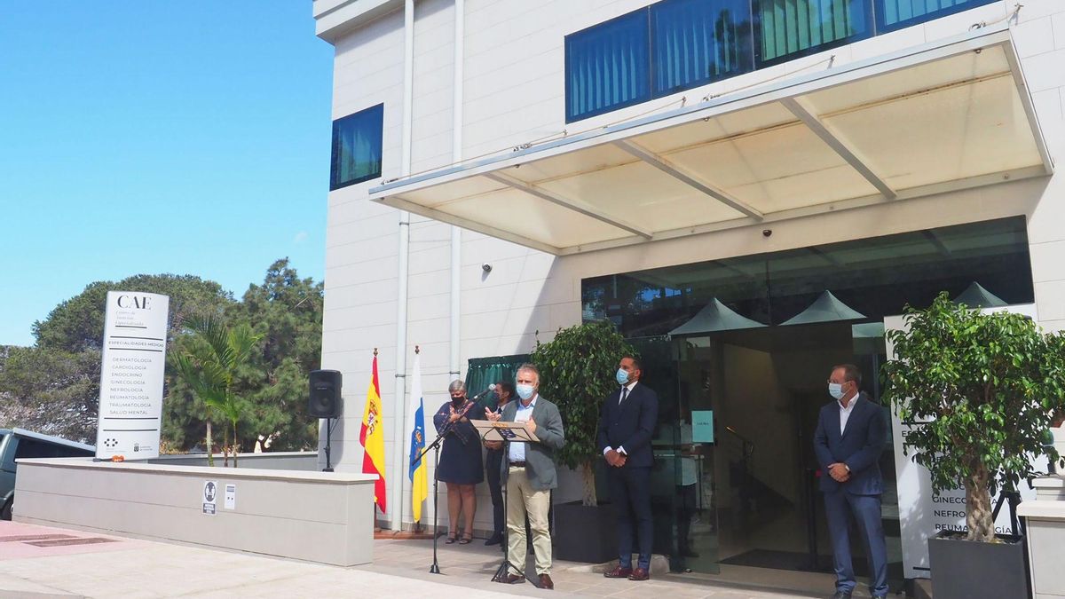 Acto de puesta en marcha del nuevo Centro de Atención Especializada (CAE) de Los Llanos de Aridane, celebrado el pasado sábado, presidido por Ángel Víctor Torres.
