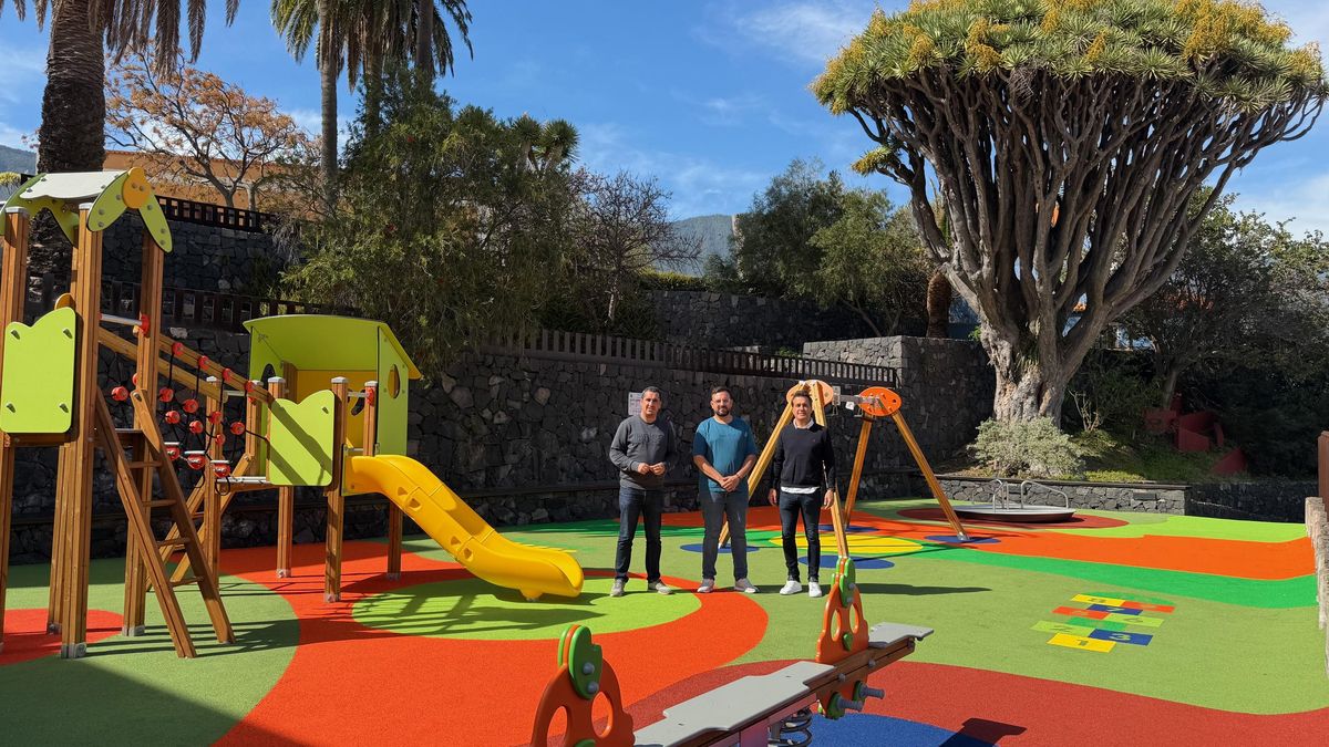 El Ayuntamiento de Breña Baja concluye la renovación integral del Parque Infantil de la Casa de la Música