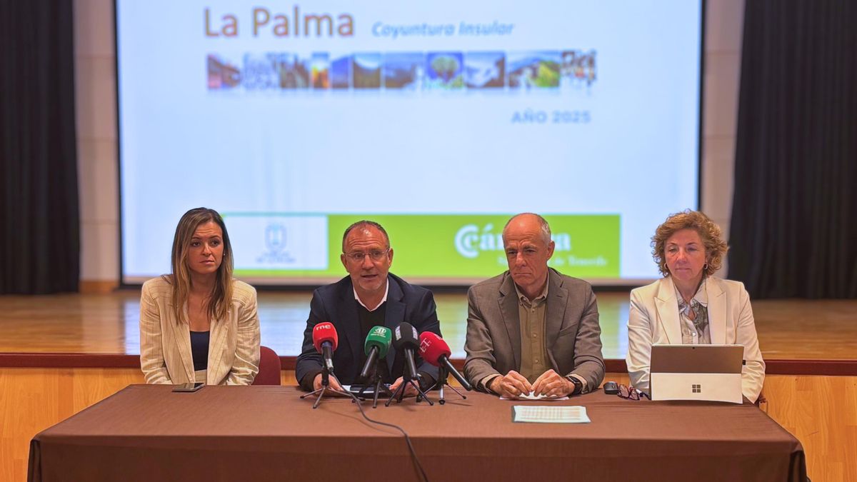 La economía de La Palma crece en 2025, pero entra en una fase de  ralentización de tras  el “fuerte impulso económico   de la reconstrucción”