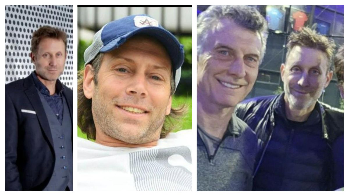 Emmanuel Kovalivker, en diferentes imágenes. En una de ellas, junto al expresidente Mauricio Macri.